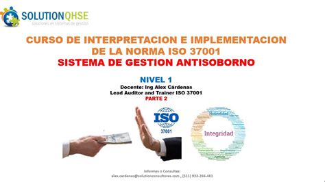 Iso Curso De Interpretacion E Implementacion Nivel Parte