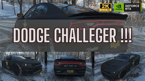 BLACK DODGE CHALLEGER FORZA HORIZON INDONESIAN FAST X 2K60FPS