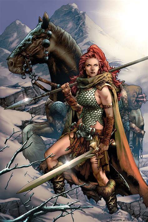 Red Sonja Sword And Sorcery Fantasy Warrior