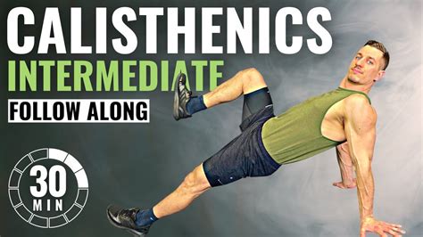 30 MINUTE INTERMEDIATE CALISTHENICS WORKOUT At Home Follow Along