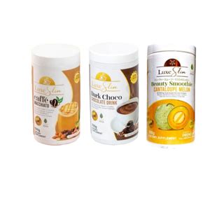 Luxe Slim Half Kilo Beauty Juice Caffe Macchiato Dark Choco Cantaloupe