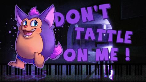 Synthesia Piano Tutorial Dont Tattle On Me Tattletail Song Youtube