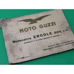 Moto Guzzi Ercole Libro De Reparaciones Original Motos Clasicas Mg