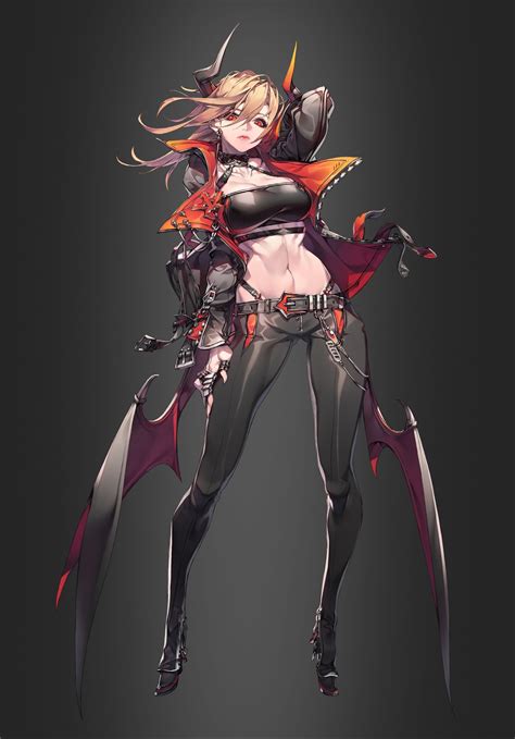 Artstation Tapsonic Top Demon Girl Ver Yato Female