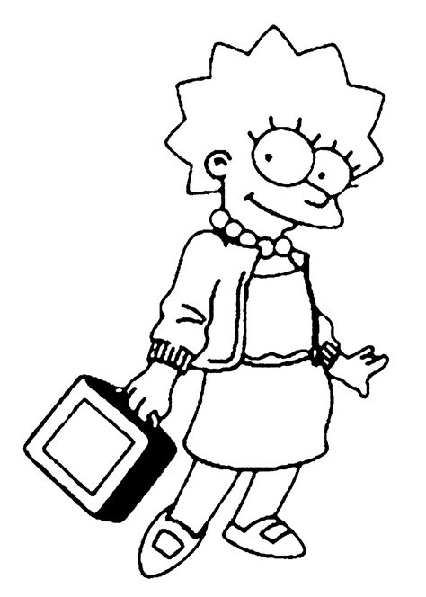 Lisa Simpson Coloring Pages At Getcolorings Free Printable