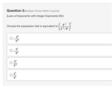 I Really Need Help Will Give Brainliest Choose The Expression That Is