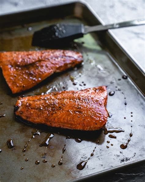 Easy Bourbon Glazed Salmon A Couple Cooks