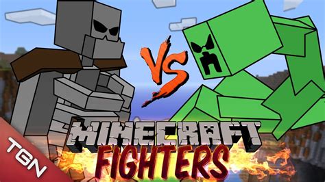 Mutant Skeleton Vs Mutant Creeper Minecraft Fighters Arena Battle