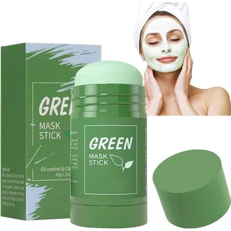 Green Tea Purifying Clay Stick Mask Green Tea Cleansing Mask Stick