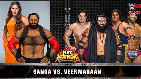 Full Match Sanga Vs Veer Mahaan Nxt Wwe Youtube