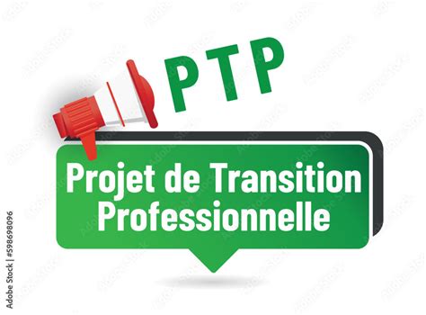 PTP Projet De Transition Professionnelle Stock Vektorgrafik Adobe Stock