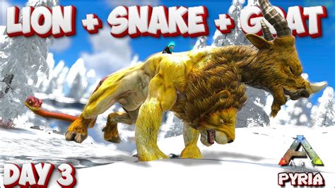 Can I Tame The Mythical Half Lion Half Snake Ark Survival Evolved