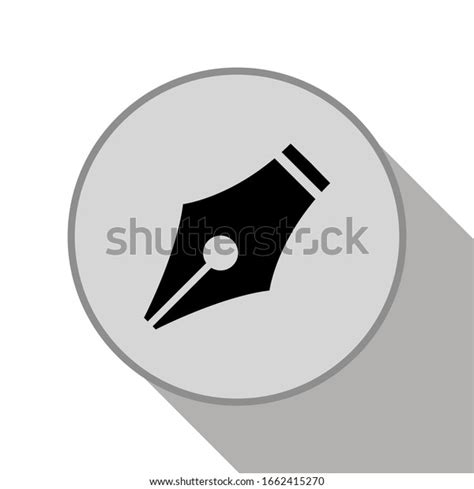 Fountain Pen Nib Icon Symbol Stock Vector Royalty Free 1662415270