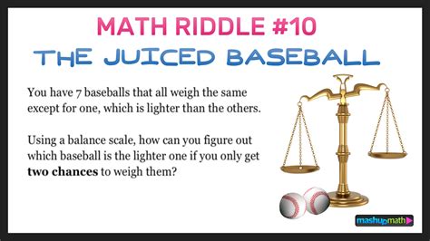 10 Free Math Riddles for Adults — Mashup Math