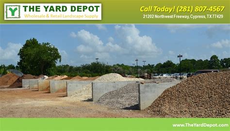 contact  yard depot  cypress wholesale landscape material
