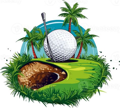 Golf Course Graphic 31425359 PNG