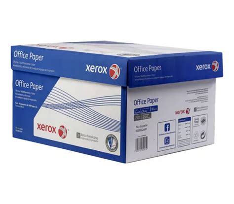 Caja De Papel Cortado Bond Xerox M Oficio Hojas Meses Sin