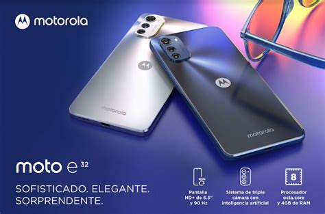 Así es el moto e32 de Motorola diseño y potencia a precio económico