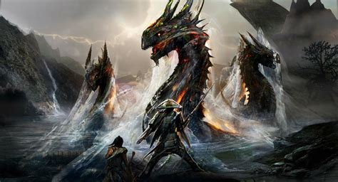 Samurai Vs Sea Monster Fantasy Warrior 4k Ultra Hd Wallpaper By Joe Knight