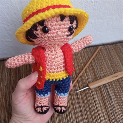 Luffy One Piece Amigurumi Etsy España