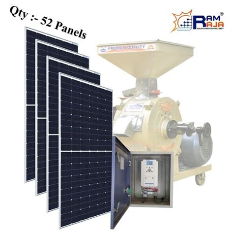 20 Hp Solar Atta Chakki System At 900000 00 INR In Jhansi Ram Raja