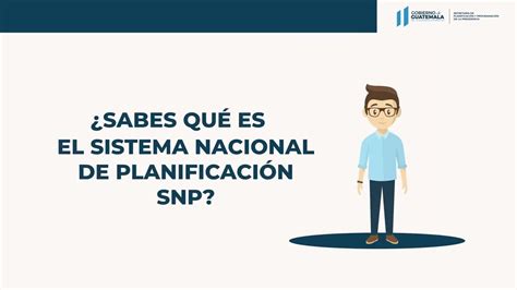 Sistema Nacional De Planificaci N Snp Youtube