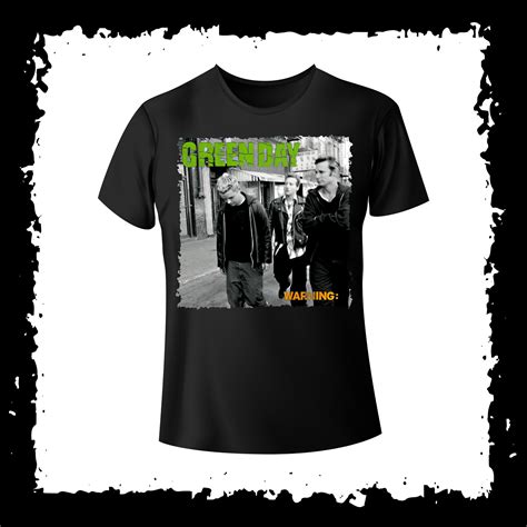 Green Day Warning Album Artwork Rock Shop Bih