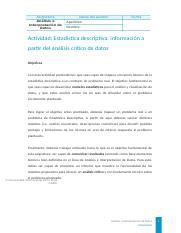 Mexandatos T Act Docx Asignatura An Lisis E Interpretaci N De Datos