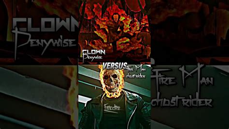 Pennywise Vs Ghost Rider Llforyou Viral Ytshorts Edit Ll Mr