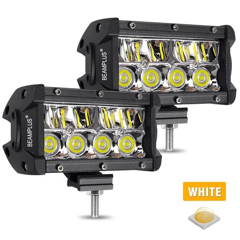 BEAMPLUS 5 Inch LED Light Bar Work LED Light Led Pods Lights 130W