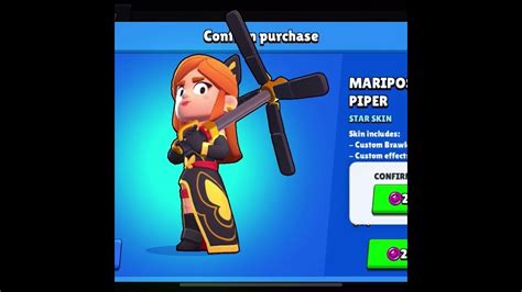 Mariposa Piper Brawl Stars Shorts Youtube