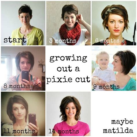 Growing Out A Pixie Cut Stages