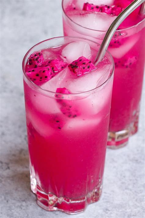 Mango Dragonfruit Lemonade Starbucks Refresher Copycat Lemonade