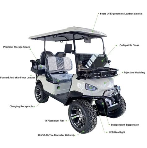 Basic Electric Utility Golf Cart 4 Seater - STL Industrial LLC