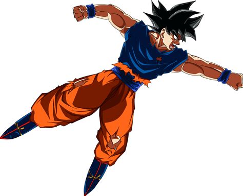 Migatte No Gokui Ultra Instinct Goku Punching By Dragonballaffinity