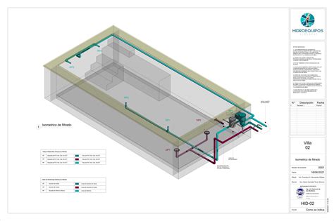 70 Plano HID 02 Isometrico De Filtrado Hidroequipos