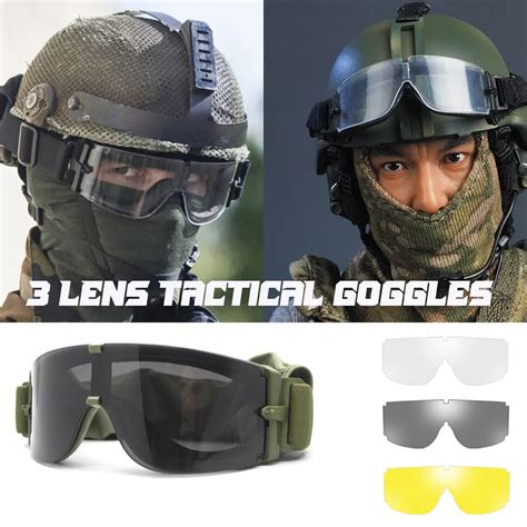 Jsjm X Military Tactical Goggles Outdoor Winddicht Sport Armee