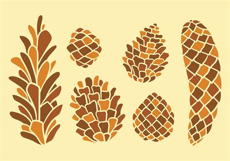 Free Pine Cones Vector Icons 144925 Vector Art At Vecteezy