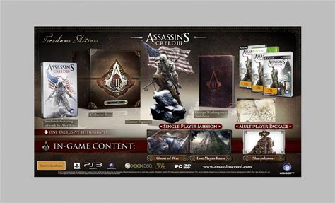 Ubisoft® Unveils Assassins Creed® Iii Collectors Editions For Australia And