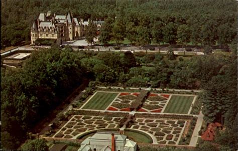 Aerial View Of Biltmore House And Gardens Asheville, NC