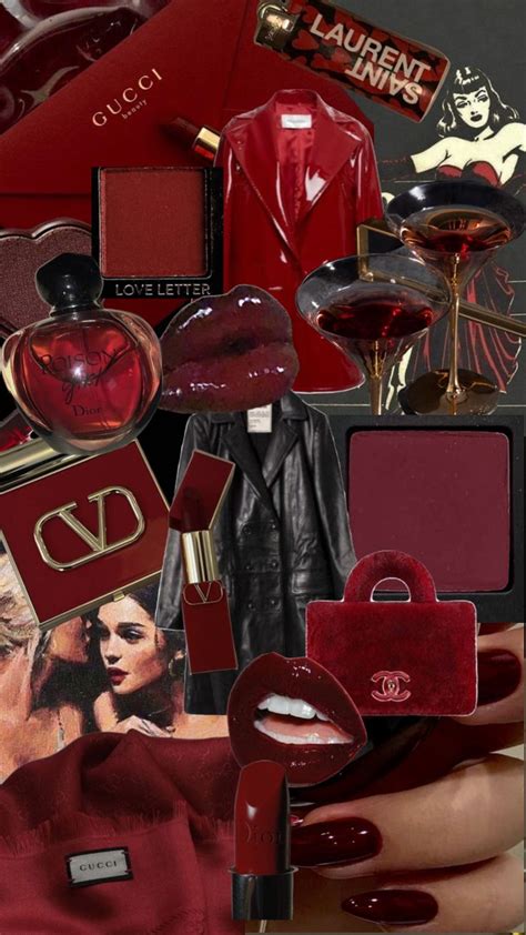 Femme Fatale 🍷🥀 Aesthetic Femmefatale Burgundy Red Aesthetic Red