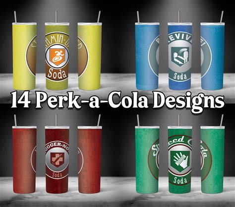 Perk A Cola Labels Top