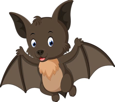 Premium Vector Bat Cartoon Flying