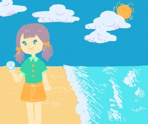 She sells seashells by the sea shore - Drawception