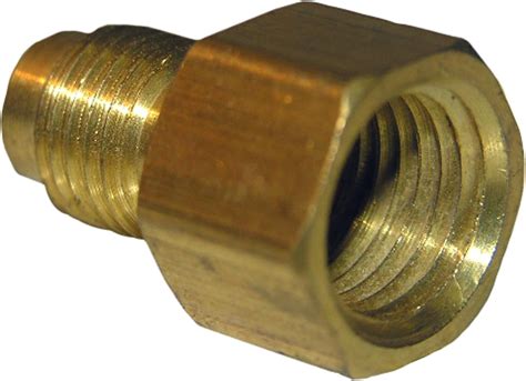 Lasco 17 4613 1 4 Inch Flare By 3 8 Inch Female Pipe Thread Brass Adapter