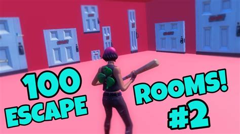 Fortnite 100 Escape Rooms 2 Creative W Nightz Youtube