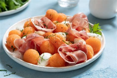 Melonensalat Mit Prosciutto Rezept Kochrezepte At