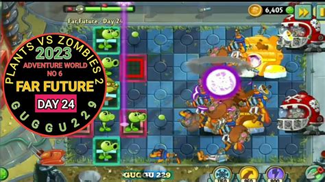 Pvzpvz2plants Vs Zombies 2 Far Future Day 24 Walkthrough Youtube