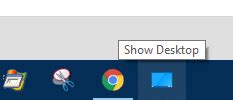 [Windows 10] Show Desktop Icon - Pin to Taskbar » Winhelponline