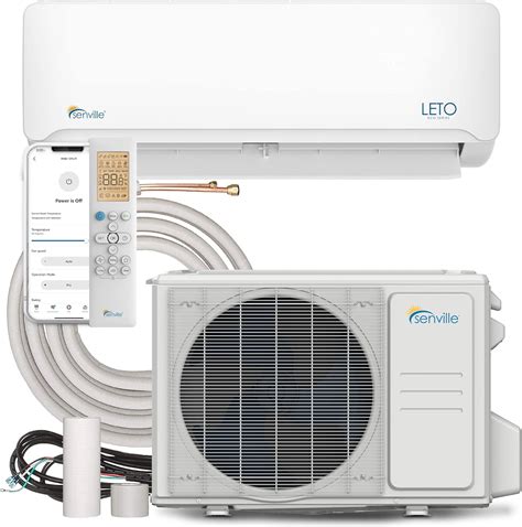 Senville LETO Series Mini Split Air Conditioner Heat Pump, 18000 BTU